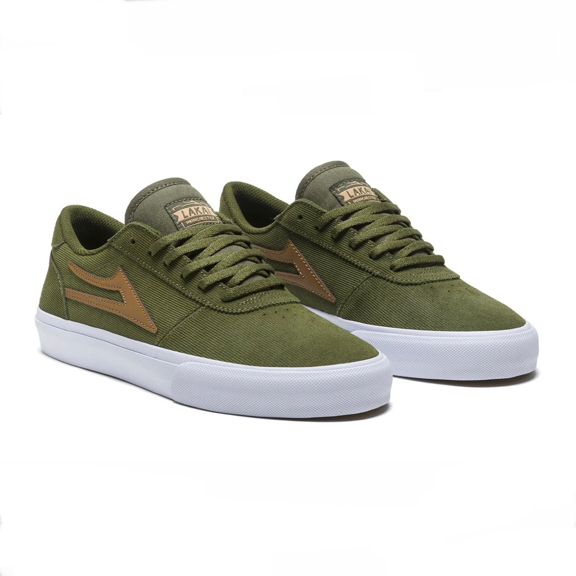 LAKAI MANCHESTER - OLIVE CORD SUEDE