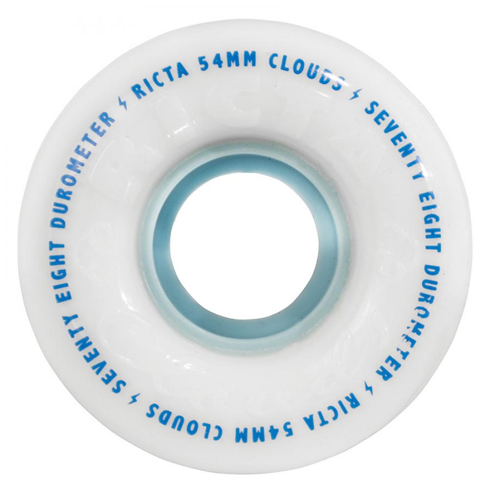 RICTA CLOUDS 78A 60MM SKATEBOARD WHEELS - WHITE/BLUE