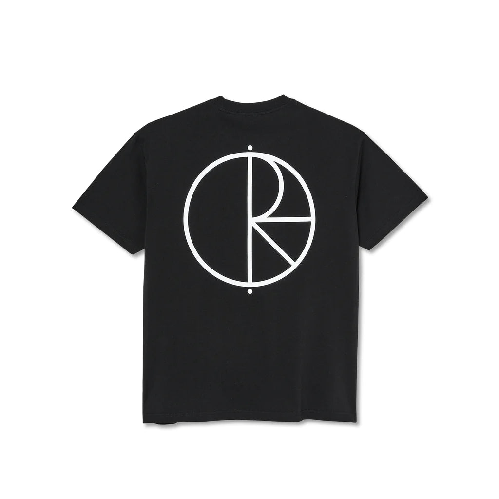 POLAR SKATE CO. STROKE LOGO T-SHIRT - BLACK