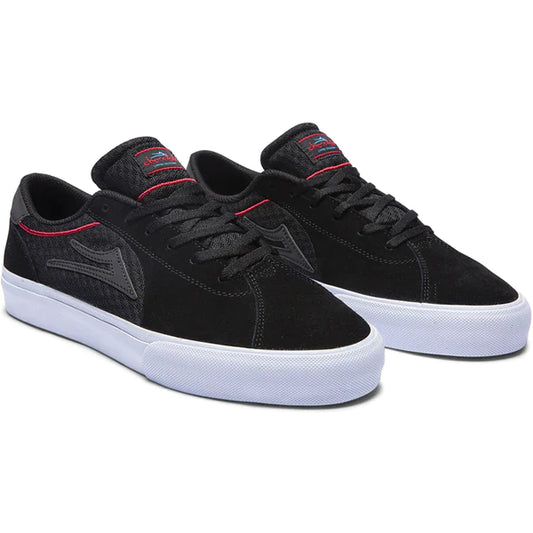 LAKAI x CHOCOLATE FLACO II - BLACK/WHITE SUEDE