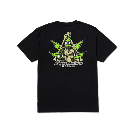 HUF X CYPRESS HILL TRIANGLE T-SHIRT - BLACK