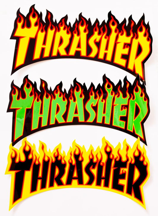 Thrasher Stickers Flame Logo Large